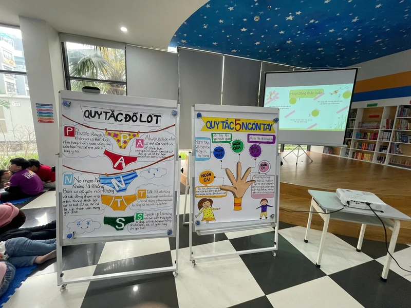 Một nội dung trong chuyên đề học tập “Phòng tránh xâm hại tình dục” tại Phenikaa School