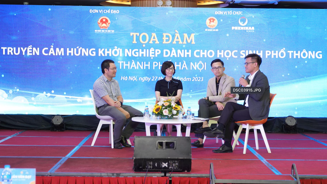 Tọa đàm “Truyền cảm hứng khởi nghiệp dành cho học sinh THPT thành phố Hà Nội”