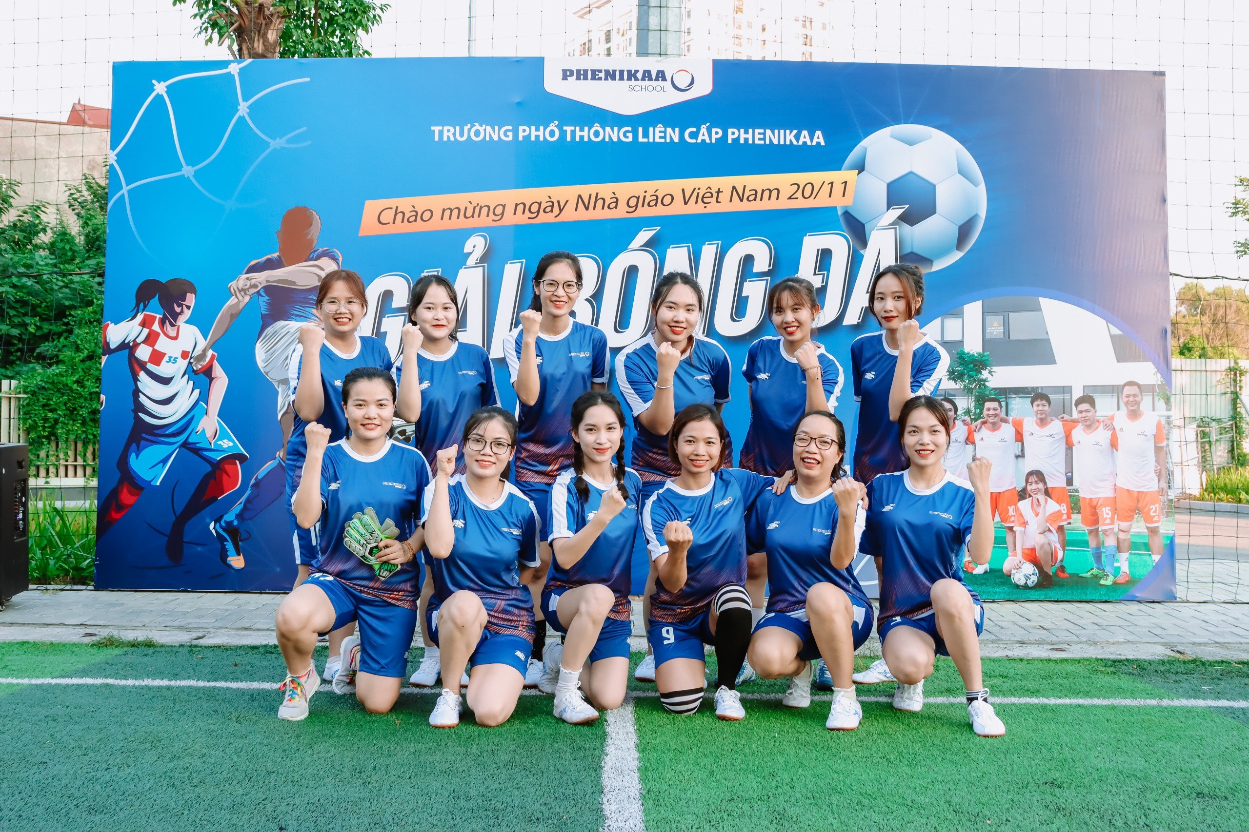Đội hình ra sân của tuyển bóng đá Nữ khối Tiểu học