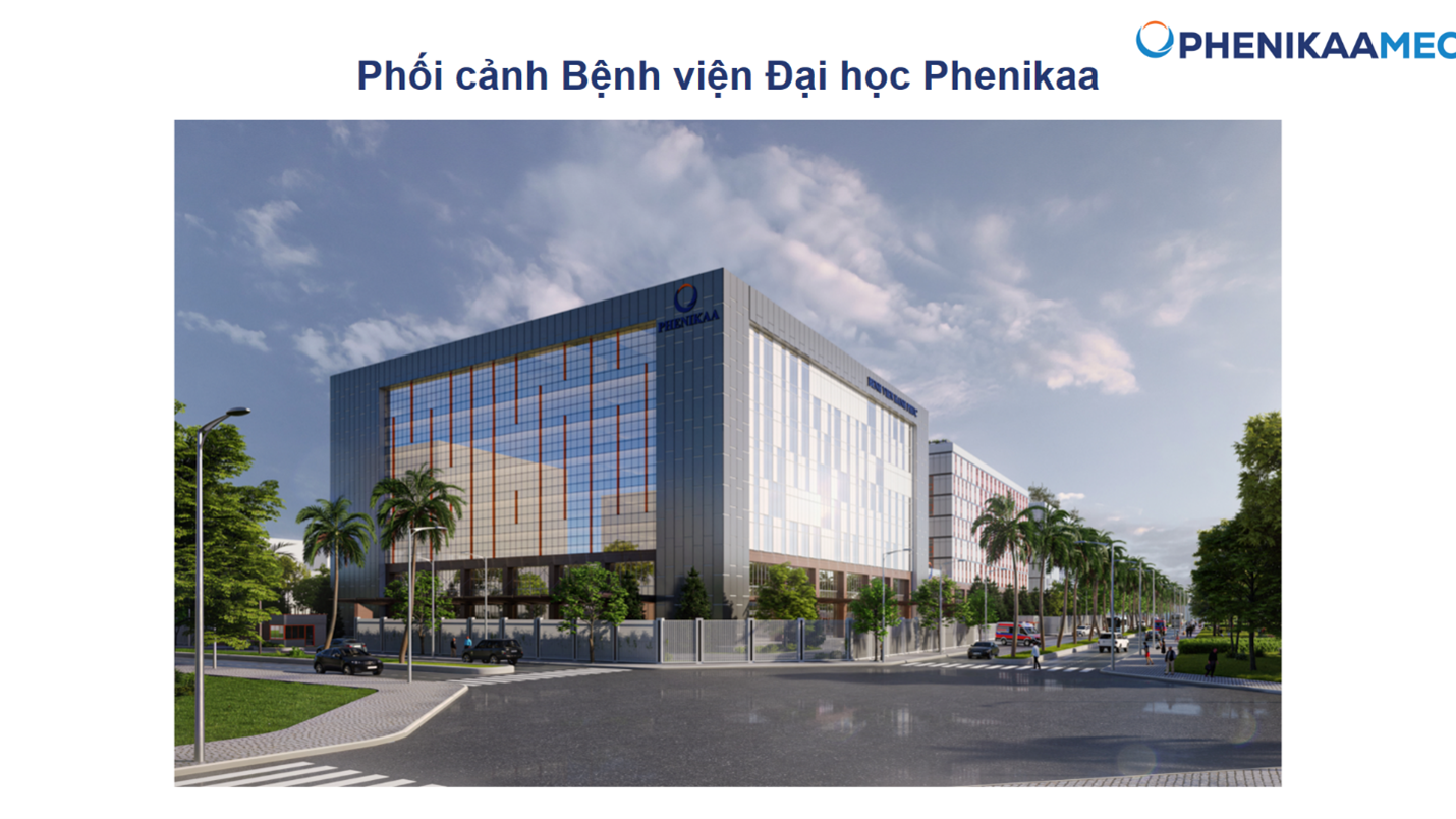 Phối cảnh Bệnh viện Đại học Phenikaa