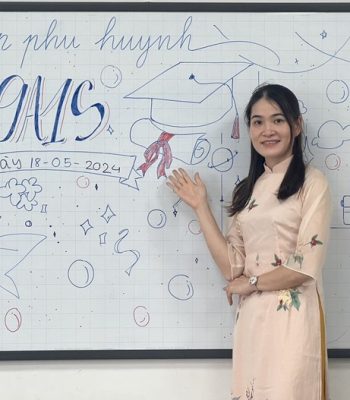 Cô Nguyễn Thị Oanh, giáo viên Trường THCS-THPT Phenikaa, Hà Nội.