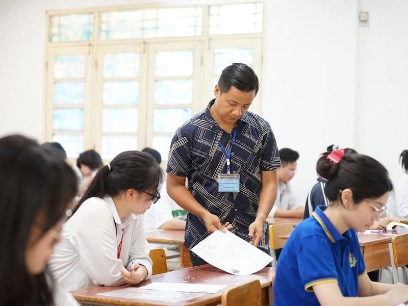 Thí sinh thi tốt nghiệp THPT năm 2024. Ảnh: Xuân Phú.