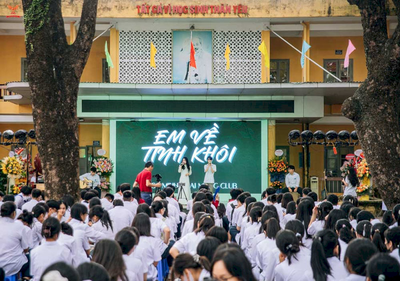 Một chương trình ngoại khóa tại THPT Minh Khai