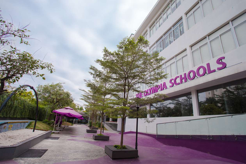 Một góc khuôn viên The Olympia School