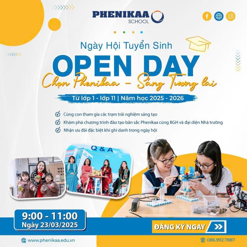 Ngày hội tuyển sinh tại Phenikaa School