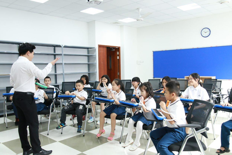 Phòng âm nhạc tại trường Tiểu học