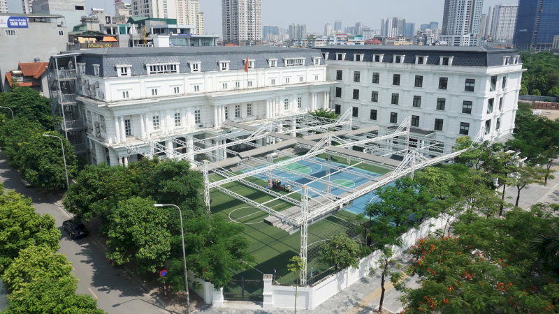 Toàn cảnh trường Tiểu học Archimedes Academy