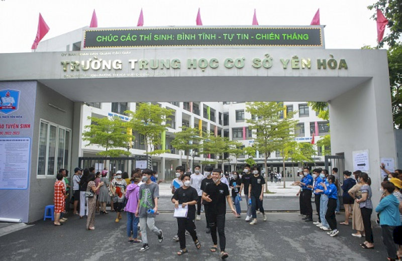 Trường THPT Yên Hòa luôn nằm trong top các trường có điểm lớp 10 đầu vào cao nhất Hà Nội