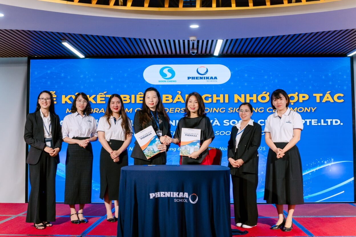 Lễ ký kết Biên bản ghi nhớ Hợp tác (MOU) giữa Phenikaa School và Soon Cheng PTE. LTD