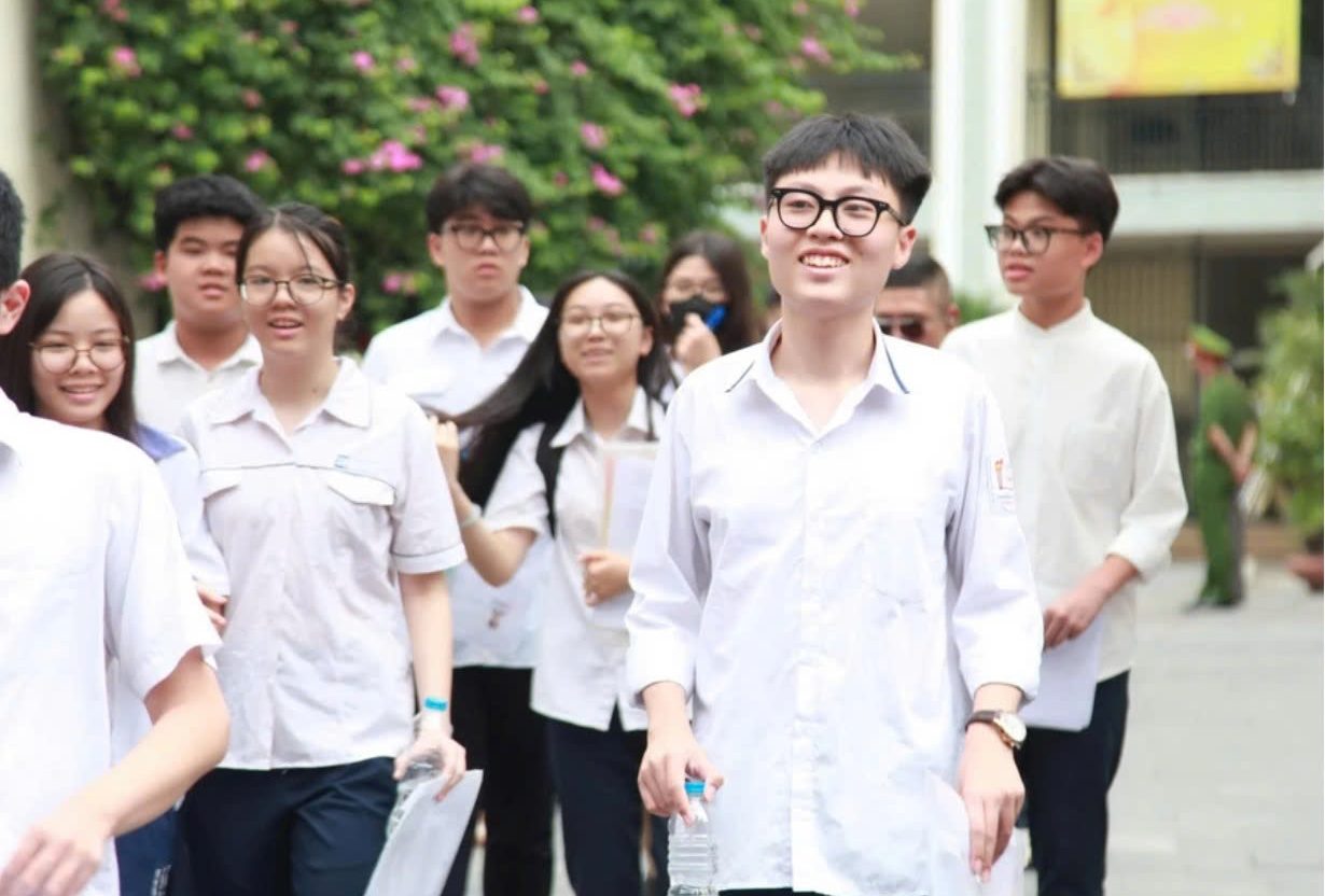 Thí sinh Hà Nội thi trong kỳ thi vào lớp 10 năm 2025. Ảnh: Vân Anh.