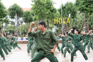 Màn Đồng Diễn Võ Thuật Ấn Tượng Của Học Sinh THPT Phenikaa tại buổi đồng diễn