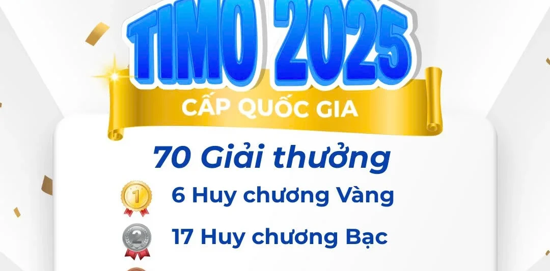 Thành tích của học sinh Phenikaa School tại Timo 2025