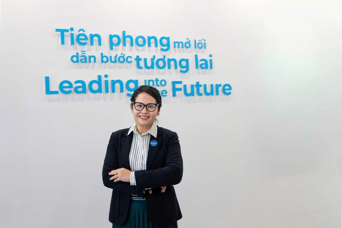 Thạc sĩ Nguyễn Thị Minh Th&uacute;y - Hiệu trưởng Trường Trung học cơ sở v&agrave; Trung học phổ th&ocirc;ng Nguyễn Si&ecirc;u. Ảnh: NTCC.