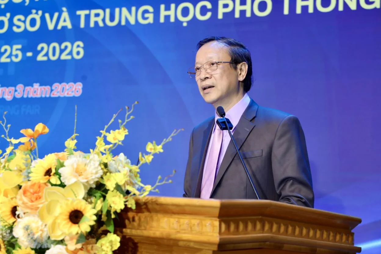 Thứ trưởng Thường trực Phạm Ngọc Thưởng phát biểu tại buổi lễ