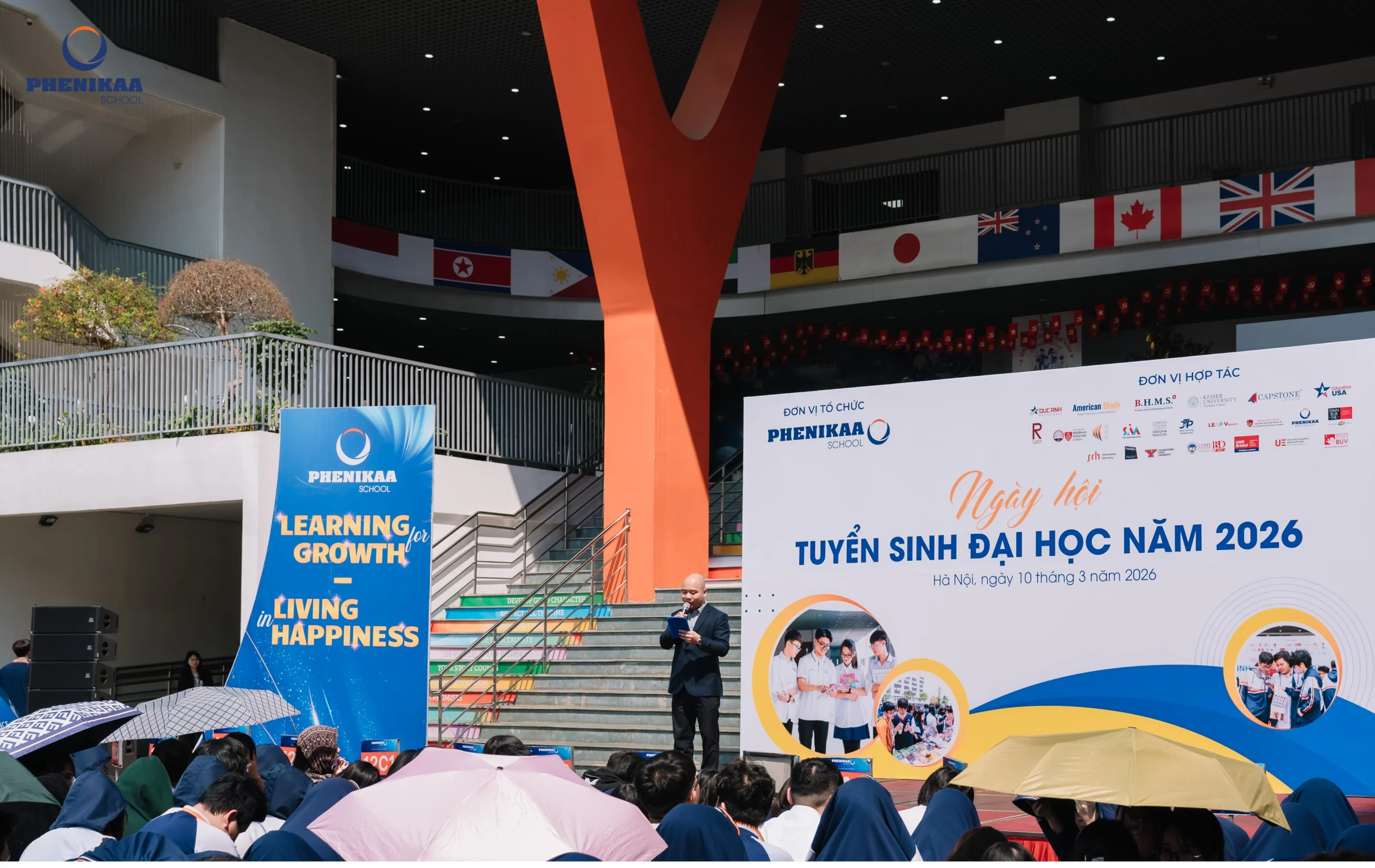Ng&agrave;y hội Tuyển sinh Đại học 2026 đ&atilde; được tổ chức tại Phenikaa School d&agrave;nh ri&ecirc;ng cho học sinh THPT với nhiều hoạt động th&ocirc;ng tin v&agrave; tư vấn thiết thực
