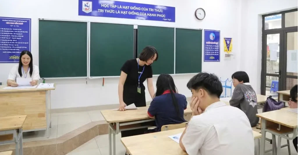 Kỳ thi vào lớp 10 Hà Nội năm 2026. Ảnh: Đăng Chung.