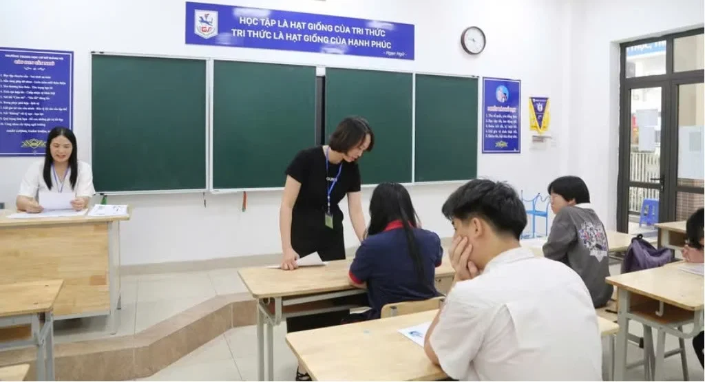 Kỳ thi vào lớp 10 Hà Nội năm 2026. Ảnh: Đăng Chung.