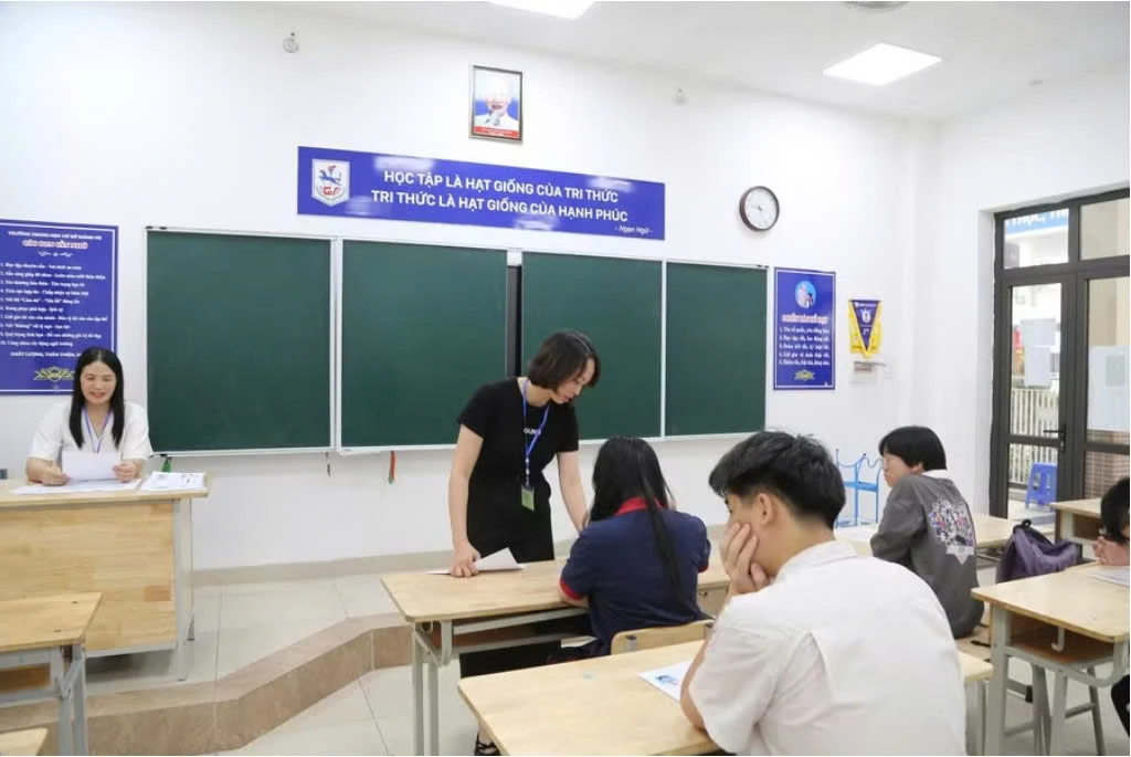 Kỳ thi vào lớp 10 Hà Nội năm 2026. Ảnh: Đăng Chung.