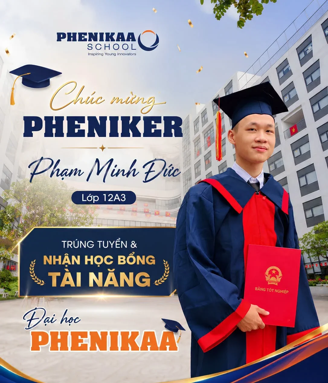 Phạm Minh Đức - Học bổng Tài năng Đại học Phenikaa