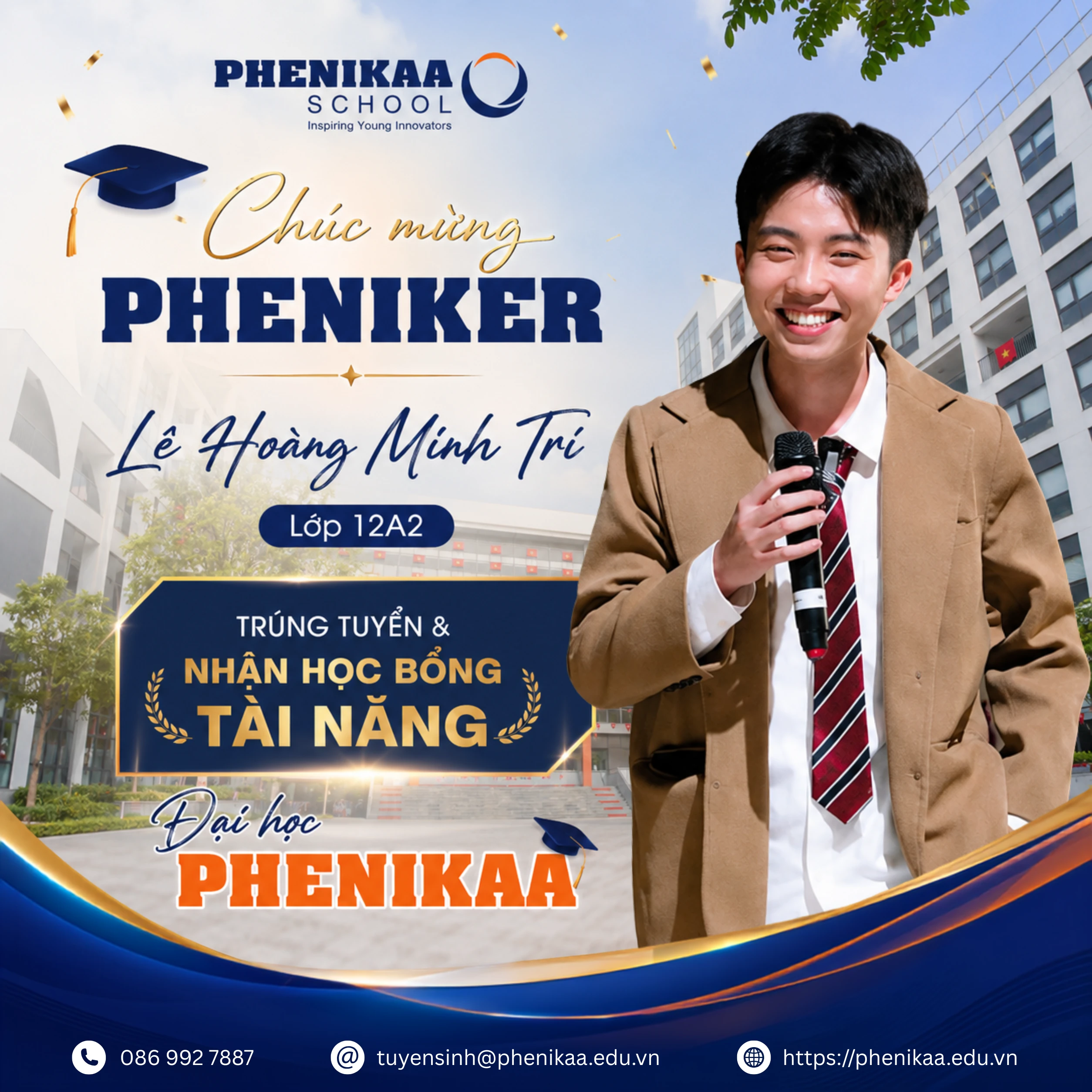 Lê Hoàng Minh Trí - Học bổng Tài năng Đại học Phenikaa